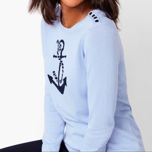 NWOT Talbots Anchor Motif Sweater